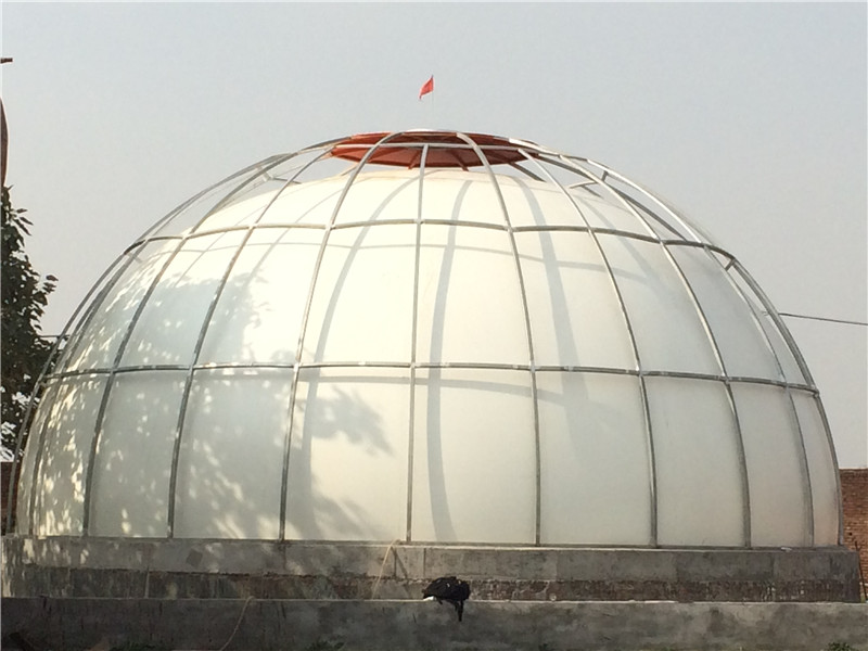 4. Double membrane biogas tank